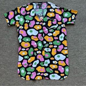 Nooworks Andie tunic dress in eggs, size large